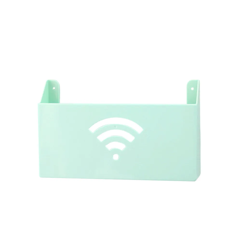 Беспроводной Wi Fi роутер Коробка Для Хранения ПВХ панель полка настенный штекер
