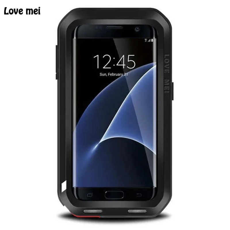 imágenes para AMOR MEI para Samsung S 7 Cubierta Del Teléfono A Prueba de Polvo a prueba de Golpes Dropproof Caso para Galaxy S7 Borde borde G935 imágenes para AMOR MEI para Samsung S 7 Cubierta Del Teléfono A Prueba de Polvo a prueba de Golpes Dropproof Caso para Galaxy S7 Borde borde G935