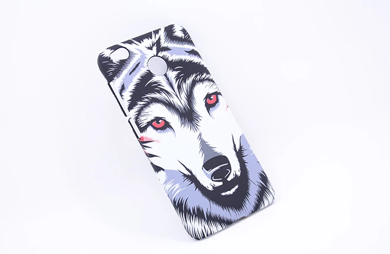 Luminous Aztec Animal Case for Xiaomi Redmi 4X Note 4X Cover Embossed Rabbit Wolf Elephant PC Funda Case For Redmi Pro Mi Mix 2 (22)