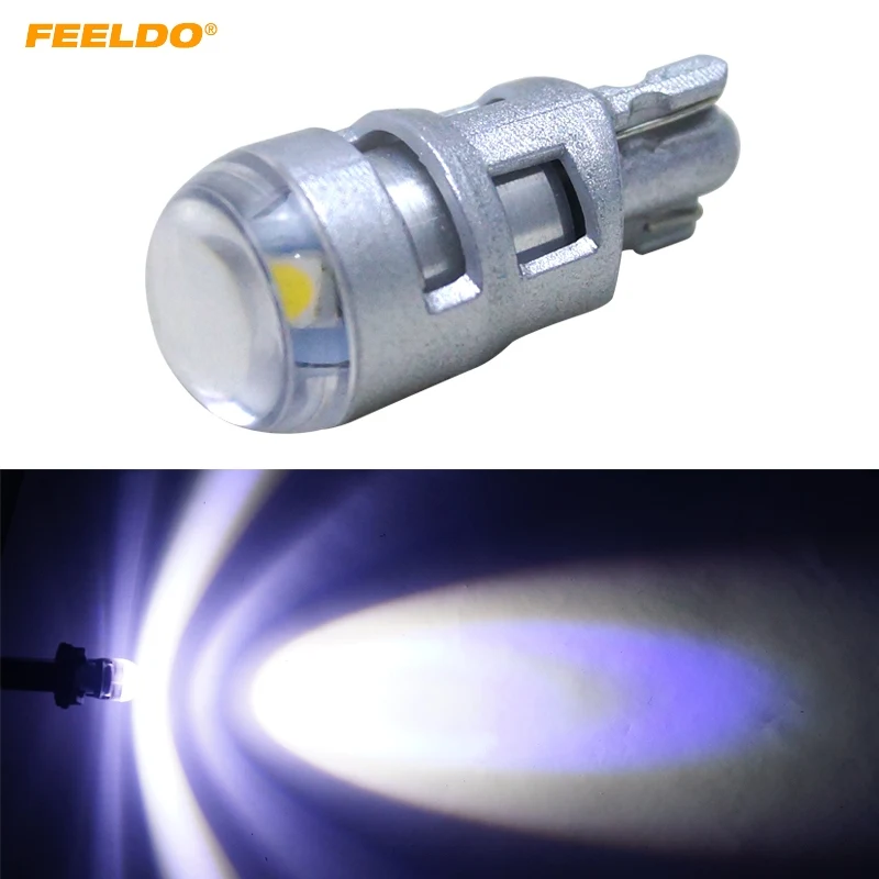 

30Pcs White T10 194 W5W 3030 1LED 1 SMD With Lens Car License Plate Parking Lights Side Lamp Bulb LED Source Light #FD-950