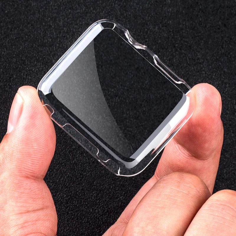 

Series3 Transparent protection Case Crystal Clear soft cover for Apple Watch Series 3 2 Full Screen Protector Coque fundas 42mm