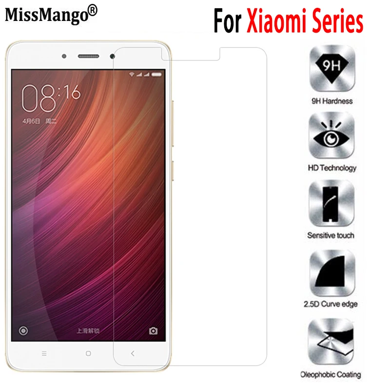 Xiomi Redmi 4X пленка из закаленного стекла для Xiaomi Y1 Y 1 Lite 4 2 3X 4A Pro Note 3 Защитная экрана 9H