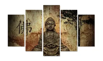 

Big size modern home decor living room wall decor Buddha Wall Art Picture printe figure oil Painting on Canvas art prints PT0276
