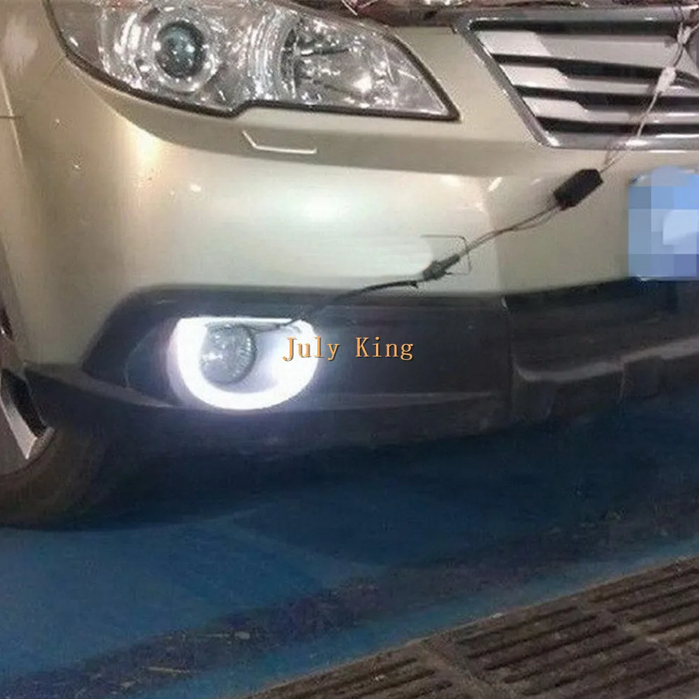 July King LED Light Guide Daytime Running Lights DRL Case for Subaru Outback 2010~12, LED Front Bumper Fog Lamp ,1:1 Replacement July King LED Light Guide Daytime Running Lights DRL Case for Subaru Outback 2010~12, LED Front Bumper Fog Lamp ,1:1 Replacement