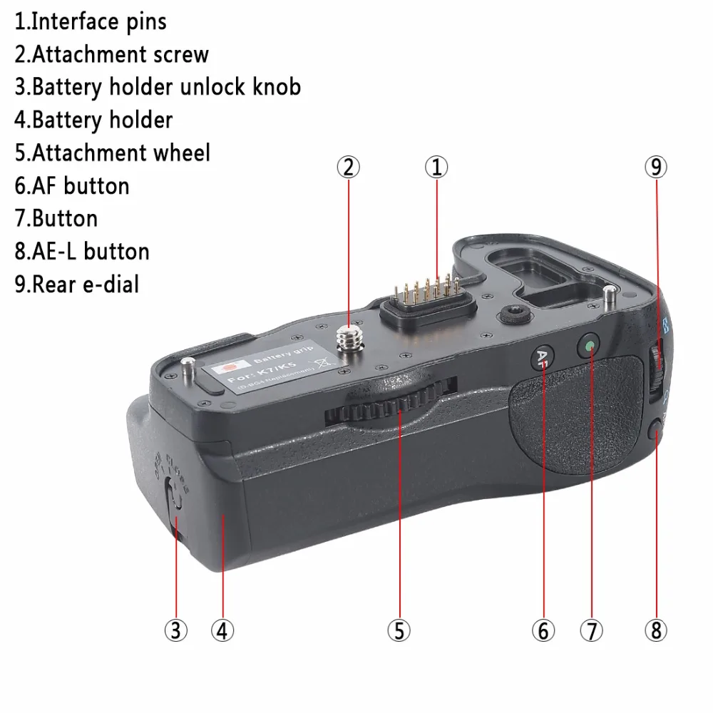 DSTE D-BG4 батарейный блок для PENTAX K7 K5 K5II K5IIS DSLR камеры