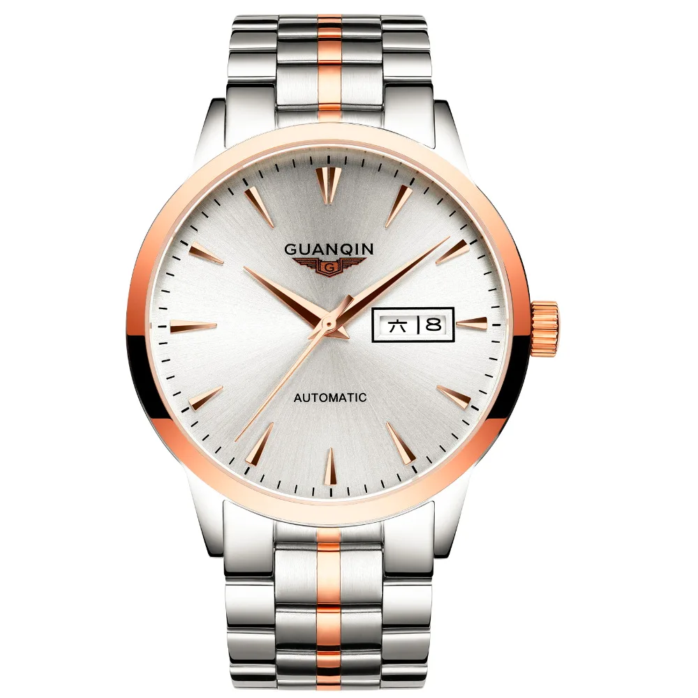 الرجال ووتش GUANQIN رجال كبار الساعات العلامة التجارية الفاخرة اليابان حركة ساعات آلية الفولاذ المقاوم للصدأ جلدية حزام المعصم الرجال ووتش GUANQIN رجال كبار الساعات العلامة التجارية الفاخرة اليابان حركة ساعات آلية الفولاذ المقاوم للصدأ جلدية حزام المعصم