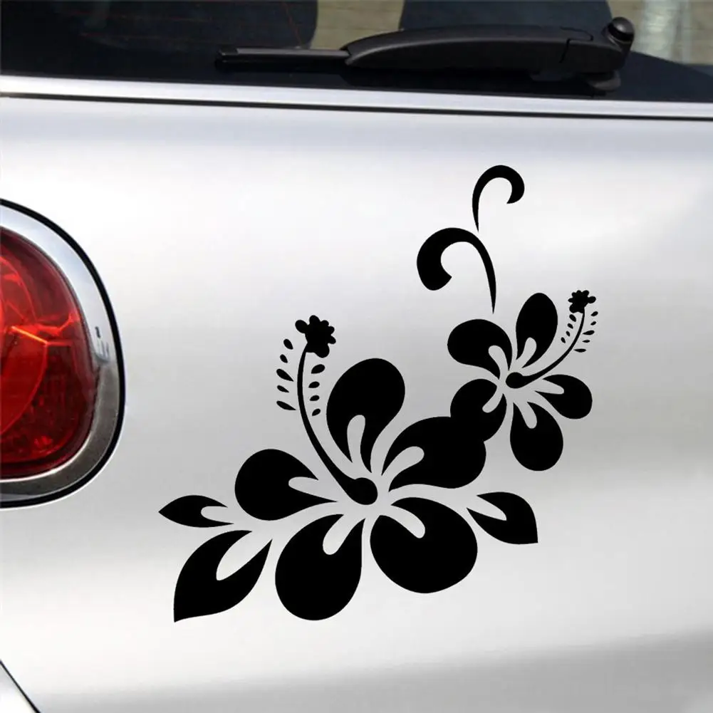 

Flower Floral Auto Decal Sticker Self-adhesive Car Body Window Decoration
