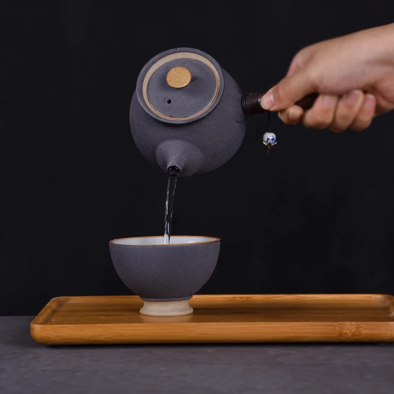 TANGPIN японская керамика kyusu чайник винтажная Боковая ручка чайная кружка, сосуды для питья 200 мл