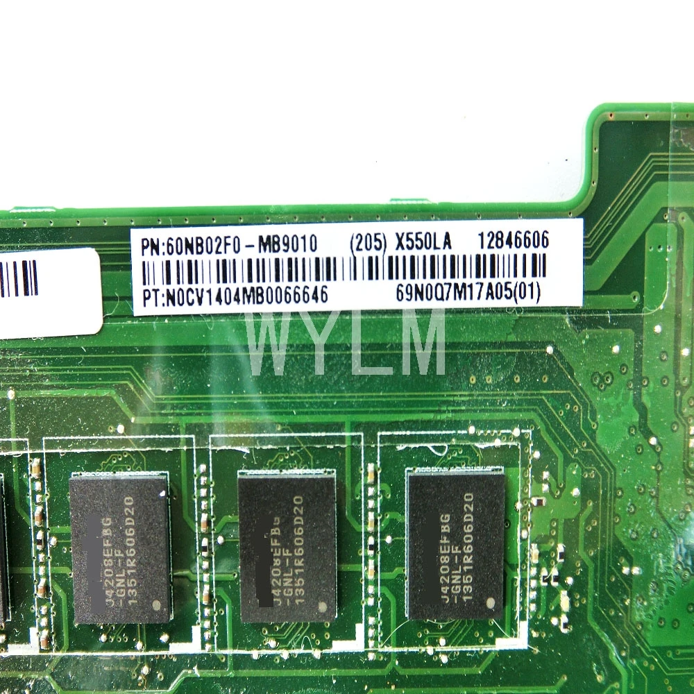 lower price X550LA I5-4200 CPU 4GB RAM mainboard REV2.0 For ASUS X550L X550 X550LC R510L Y581L W518L Laptop mot