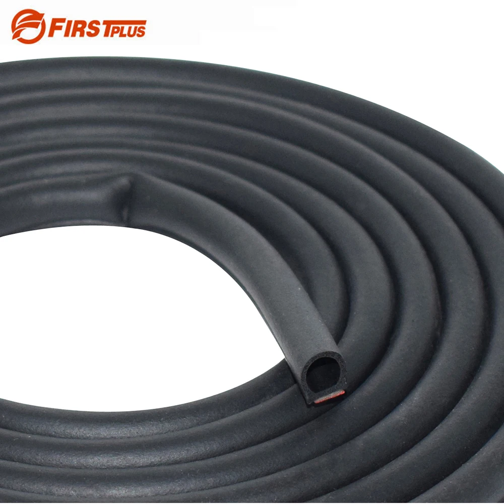 5Meters Small D Type Car Door Seal Strip Waterproof Anti dust Rubber
