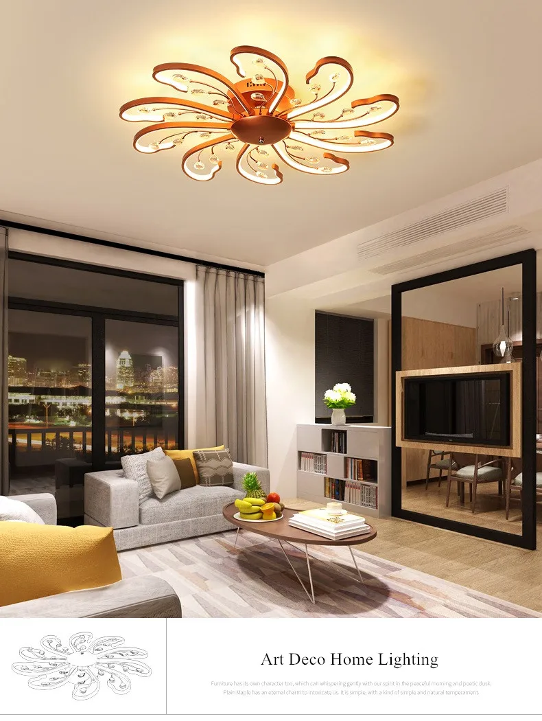 modern led chandelier ceiling lamp fixture 4
