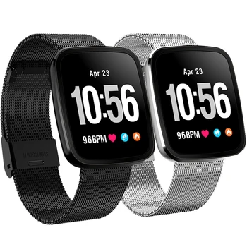 

Time Owner V6S Smart Bracelet Health Monitor Reminder Push Breath light ExerciseMode Stop Watch Weather Forecast Smart Wristband