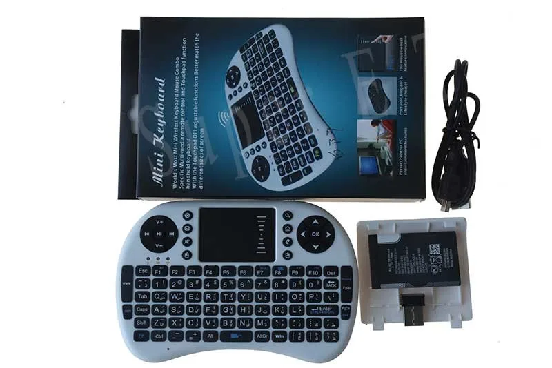 IPazzport i8 Беспроводная мини-клавиатура русская испанская клавиатура+ тачпад игровые клавиатуры для samsung Smart tv Box ноутбука ПК