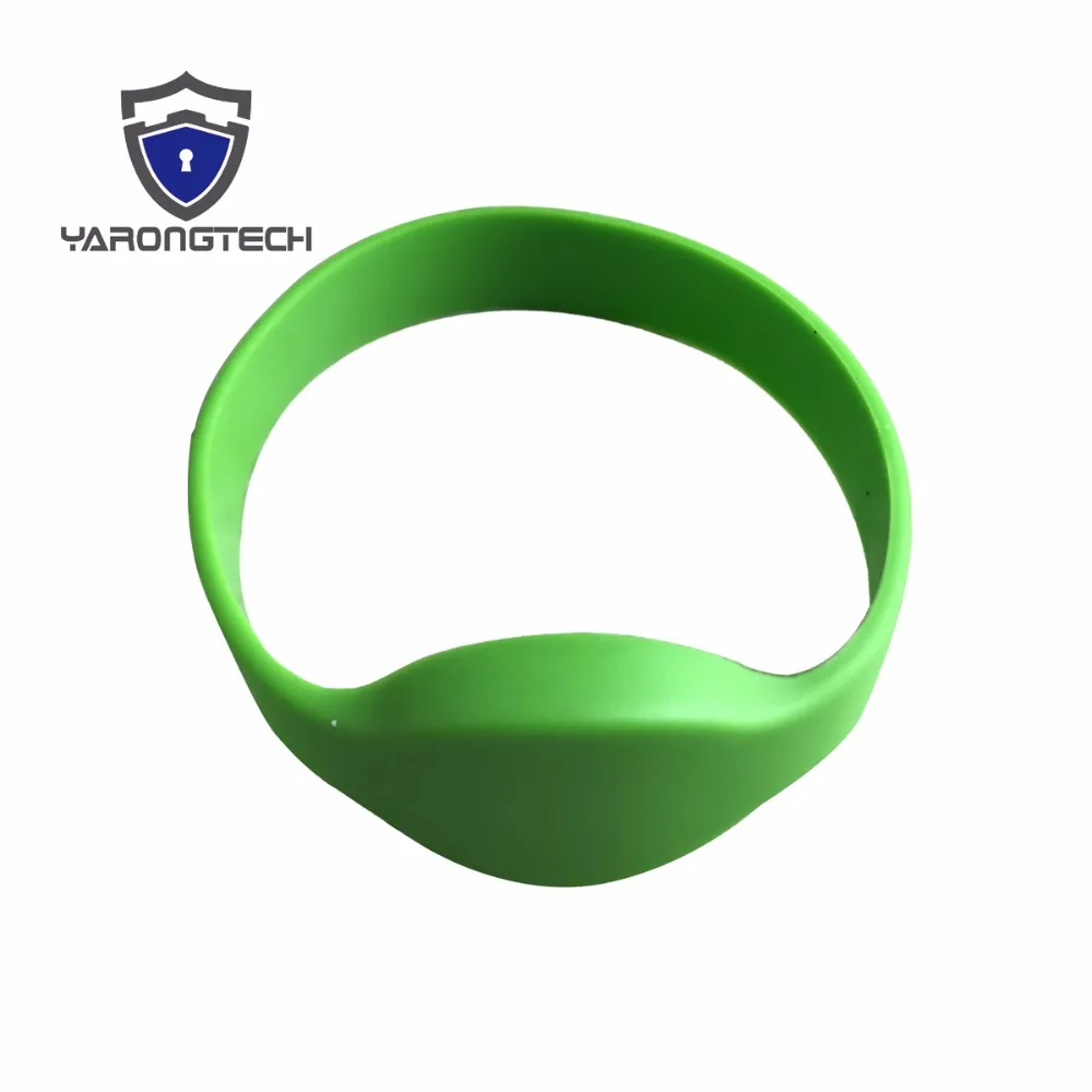 10 PCS 125KHZ EM4100 ISO Green ID wristband silicone rfid bracelet for