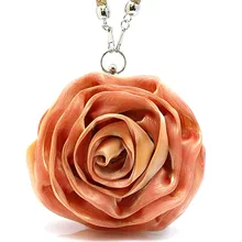 Новые модные женские розовые свадебные вечерние сумки мини цветок на запястье сумочки милые яркие цвета женские сумки вечерние свадебные SMYBK-B001