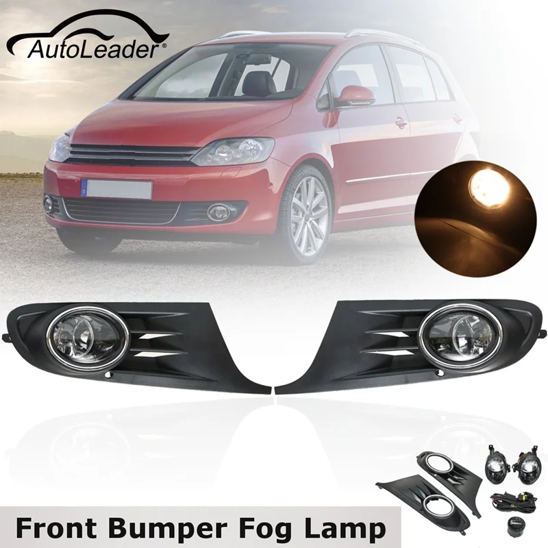 Pair 55W 12V Front Left Right Bumper Fog Light font b Lamp b font Bright Grilles