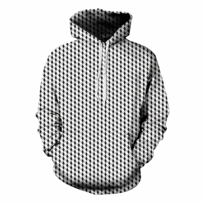 cheap Drop Shipping Black And White Clothing Fashion Hoodies Unisex Sweatshirt Custom Hoodie Novelty Streetwear Hooded Gym Clothing