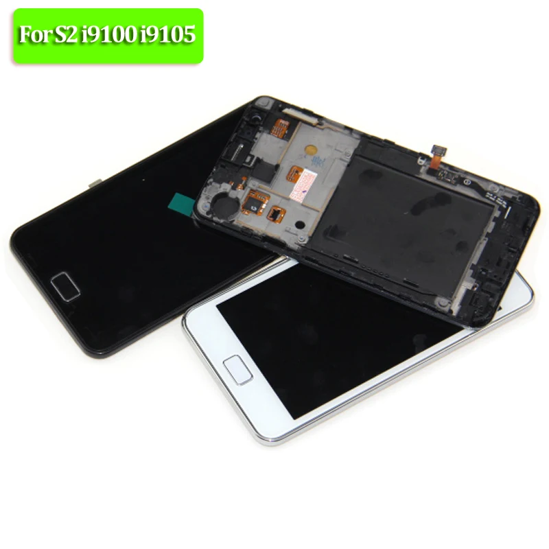 

For Samsung Galaxy S2 I9100 I9105 LCD Display With Touch Screen Digitizer Assembly Replacement Parts free tools