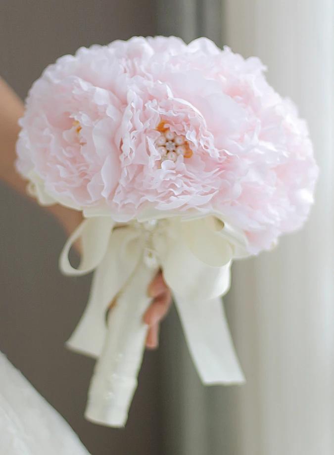 IFFO-high-end-custom-bride-brooch-bouquet-wedding-bouquet-bride-bride-bridesmaid-pink-peony-9-inch (1)
