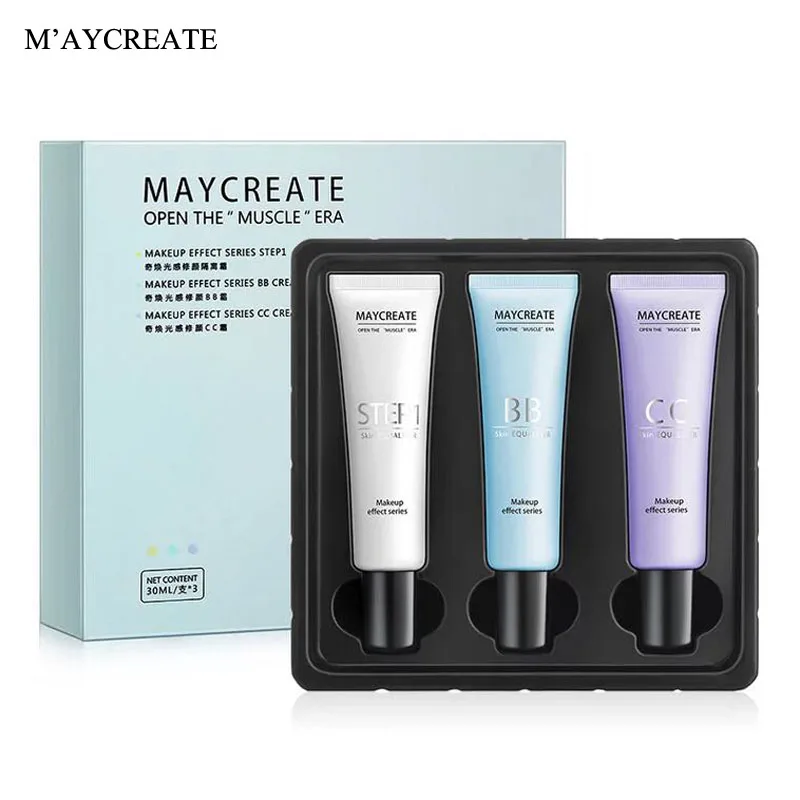 MayCreate Moisturizing Isolation Cream Concealer BB Cream Whitening CC
