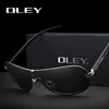 OLEY Brands Aluminum Polarized Driving Sunglasses for Men glasses Designer with High Quality Big frame rimless  sun glasse ► Photo 2/6