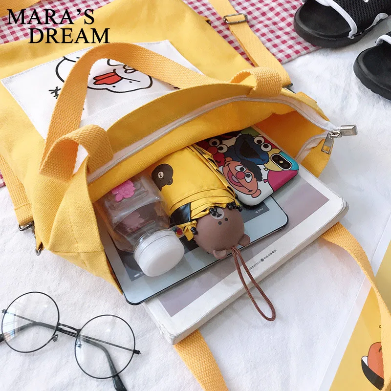 Женская Холщовая Сумка через плечо Mara's Dream переносная сумка в Корейском стиле