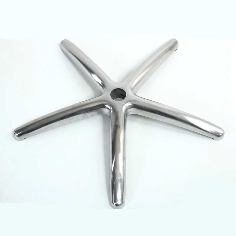 

Chair Five-star Foot Aluminum Alloy Swivel Chair Foot Bracket Chair Accessories Computer Chair Base Slidable Stool Foot Thicken