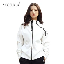 Voobuyla, Женская куртка для бега с капюшоном, с отверстием для большого пальца, куртка для йоги, куртка на молнии, одежда для фитнеса, топ, Спортивная Толстовка для спортивного зала