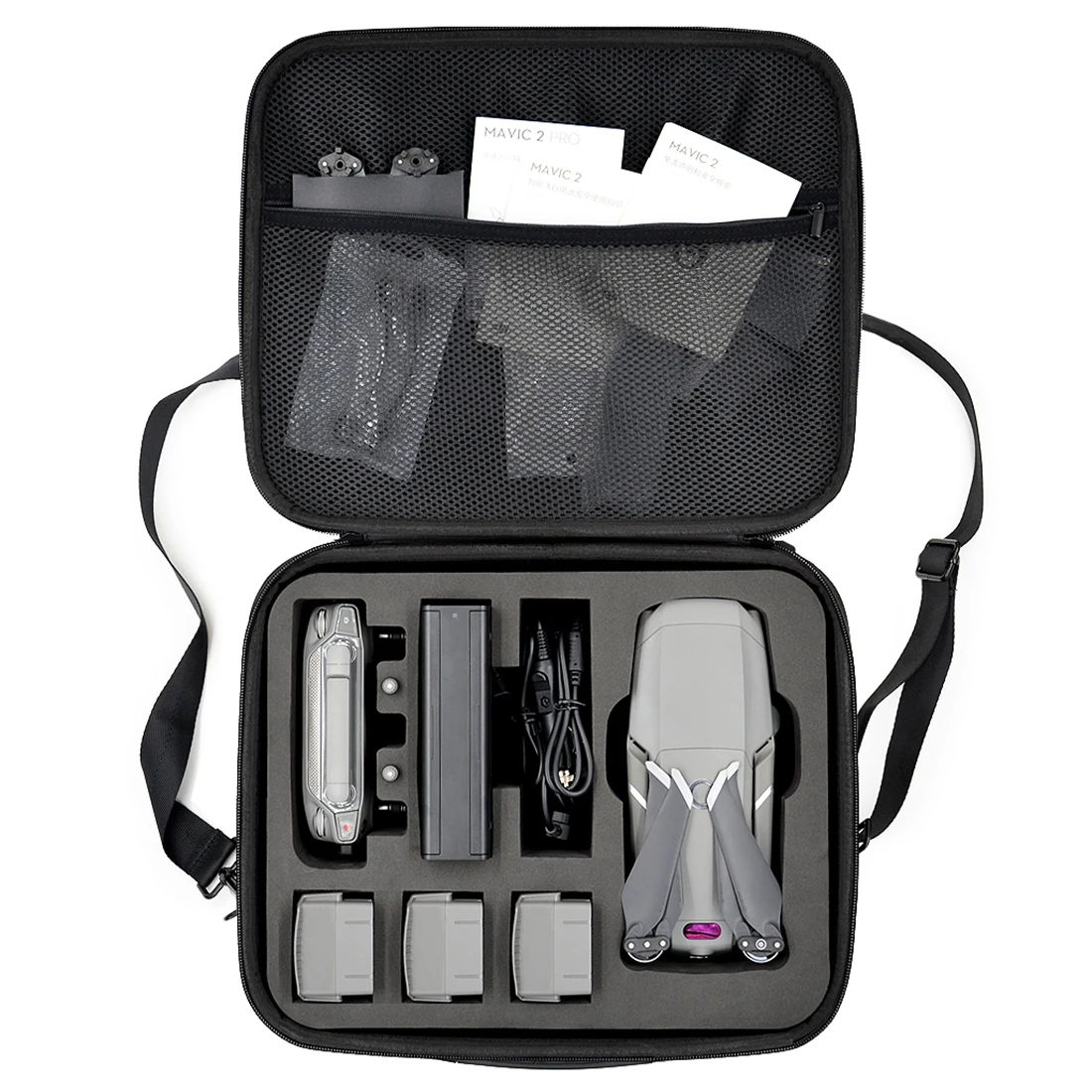 

New Unisex Single-Shoulder Bag ThickeningType UAV Battery Remote Control Storage Bag For DJI MAVIC 2 PRO/MAVIC 2 ZOOM Drone