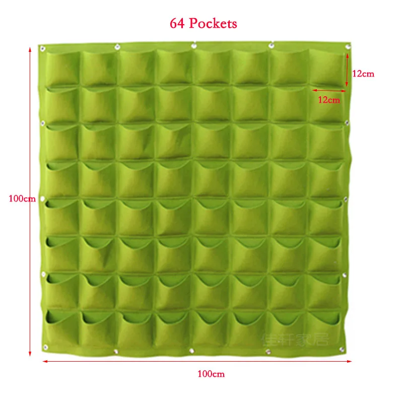 Подвесные настенные посадочные сумки, карманы, зеленая растущая сумка, садовая Вертикальная садовая растительная рассада, садовая сумка, товары для дома