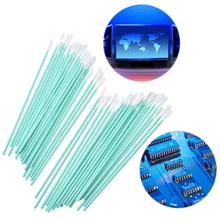 50 шт./лот 95 мм чистящие палочки-тампоны для принтера растворитель Губка Очистка свопы почки пена печатающая головка