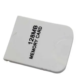 

White 128MB 128 MB Memory Card for Wii Gamecube