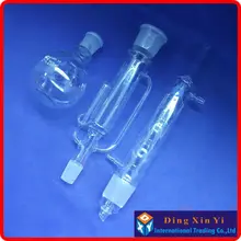 2 шт./лот) 250 мл сокслет, извлечения аппарата Сокслета с bulbed конденсатора, конденсатор и вытяжка тела, лаборатория посуда