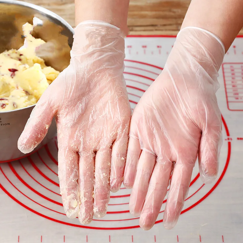 plastic gloves cooking