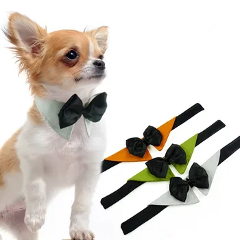 

Bow Tie Pet Dog Collar Adjustable Wedding Bow Neckties For Dog Clothes Accessories Dog Costume mascotas accesorios para perros
