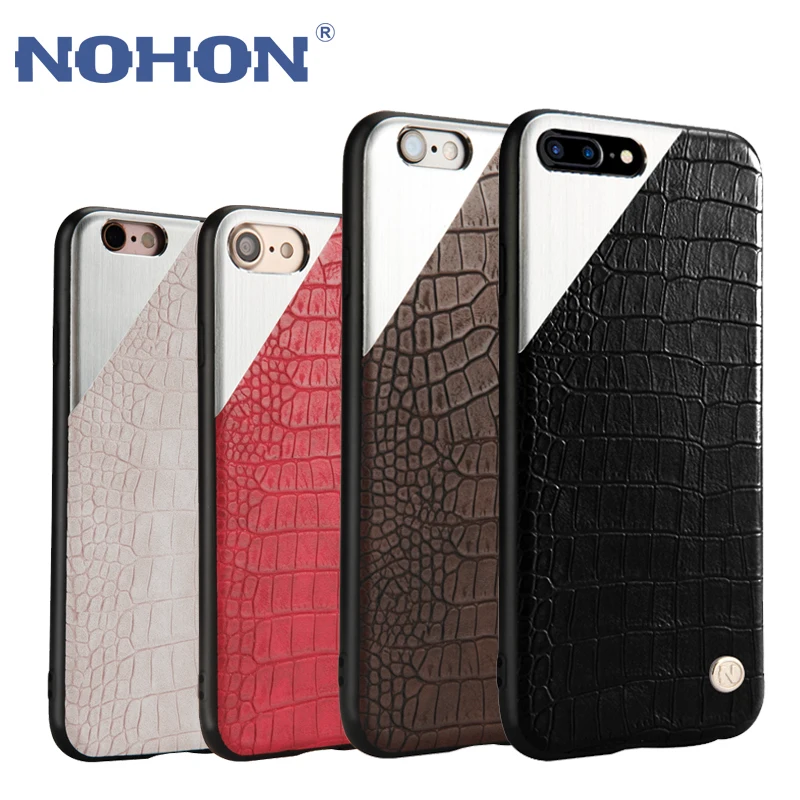 

Original NOHON Phone Case For iPhone 6 6s 6s Plus 7 7 Plus 360 Protector Back Phone Case Cover New Design Luxury Hot Sale