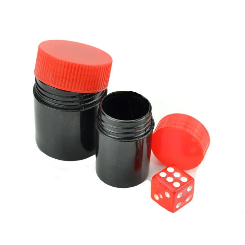 2 Pcs Dice Capsules Dice Magic Tricks Close Up Magic Prop Magician