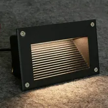 3*2 Вт супер яркие наземные светильники плинтусы огни лестницы квадратные похороненные лампы IP67 наружные светодиодная лампочка для осещения подножки