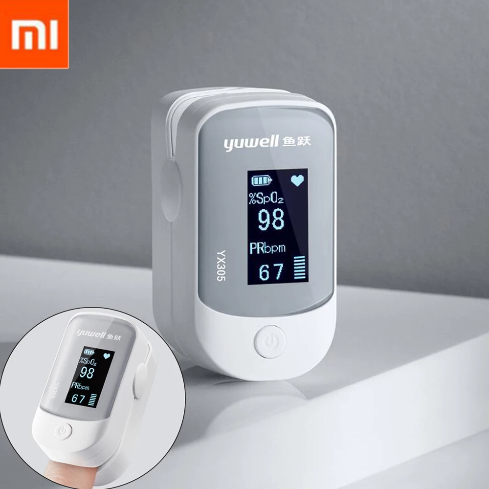 

Original xiaomi Yuwell YX305 Digital Fingertip Pulse Oximeter OLED screen Care for health High-speed sensor Auto power off