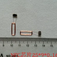 25*9*0,16 мм 13,56 MГц nfc-метка 213 удара и антенны IC теги 10 шт./лот пассивная бирка ISO14443A