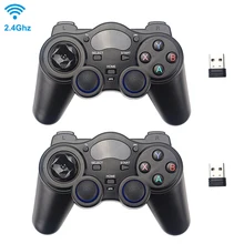 Mando de juego inalámbrico de 2,4G con mando y receptor USB para PS3 Android TV Box Raspberry Pi 4 Retropie Retroflag nesp