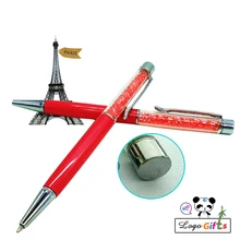 Новая Милая Алмазная ручка с металлической головкой 10 цветов на заказ бесплатно с вашим именем/электронной почтой/искусством специально для дня рождения 100 шт. в партии