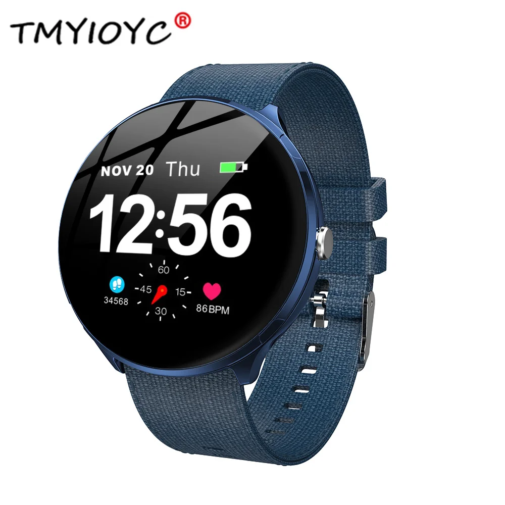 

V12 1.3 Inch Touch TScreen Smart Watch IP67 Waterproof Heart Rate Monitoring Blood Pressure Watch For Men Women Smart Bracelet