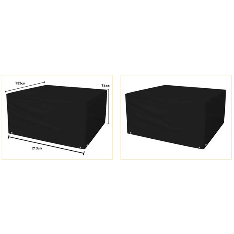 Furniture Covers, 213 X 123 X 74Cm Garden Furniture Cover Patio Cover, Waterproof Sofa Set Cover Garden Outdoor Patio 2-6 Seat