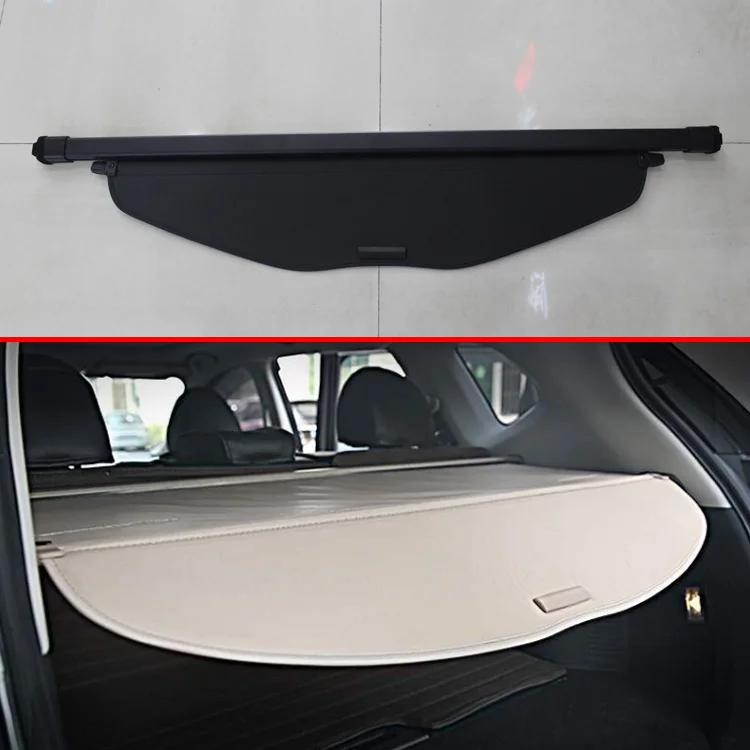 

For Nissan X-Trail T32 Rogue 2014-2018 Aluminum+Canvas Rear Cargo Cover privacy Trunk Screen Security Shield shade Accessories