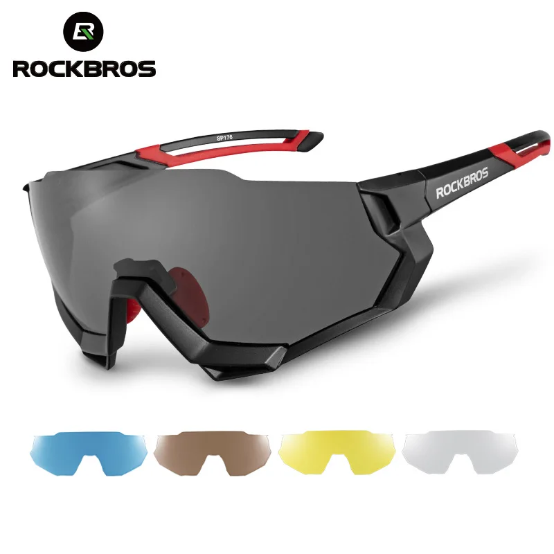 Photochromic Cycling Glasses Men Women Bicycle Eyewear Bike Run Sunglasses