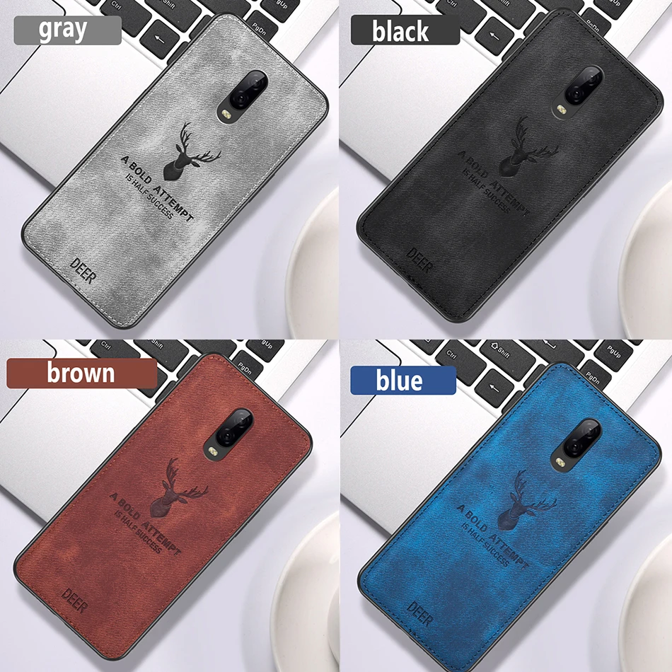 

For Xiaomi Poco f1 Mi A2 Lite Max 3 Pro Mi 6x/A2 Mix 2 Fashion Elk Deer Cloth Silicon Cover for Redmi Note 7 6 Pro Soft Coque