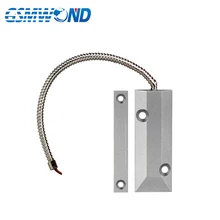 Проводная дверь на металлических роликах окно открытый детектор магнитный переключатель нормальный тип закрывания для дома Охранная сенсорная аварийная система сигнализации