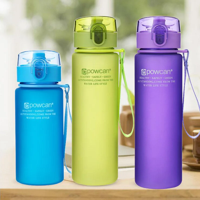 

Water Bottle Bpa Free 400/560ML Protein Shaker Drinkware Bottle My Plastic Bottle . Bidon For Sports Camping Portable Travel Cup