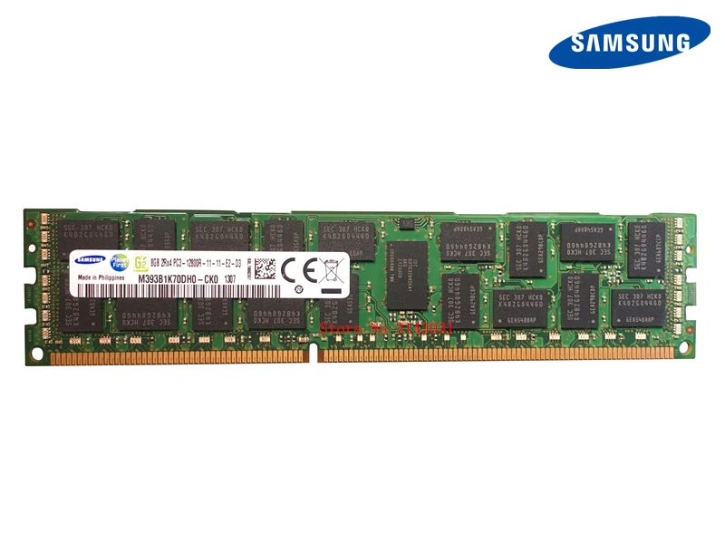 Samsung Память сервера DDR3 8 Гб оперативной памяти, 16 Гб встроенной памяти, 1600 МГц ECC REG DDR3 PC3-12800R регистрация DIMM оперативная память 240pin 12800 8G 2RX4 X58 X79